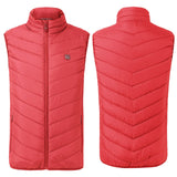 2020 Men Outdoor USB Infrared Heating Vest Jacket Men Women Winter Electric Thermal Clothing Waistcoat For Sports Hiking